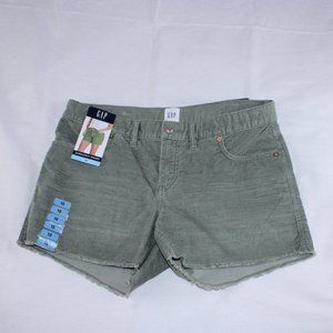 Gap Green womens Corduroy shorts Sz.10